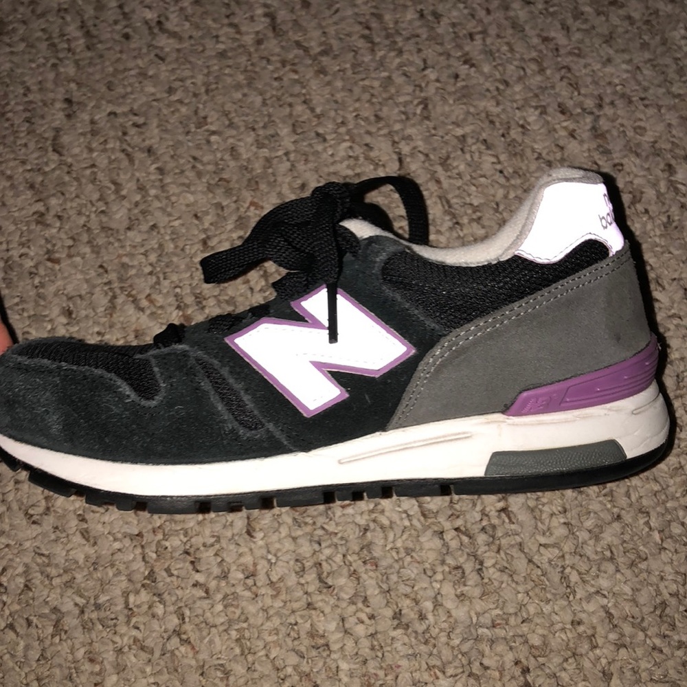 New Balance black and purple shoes!